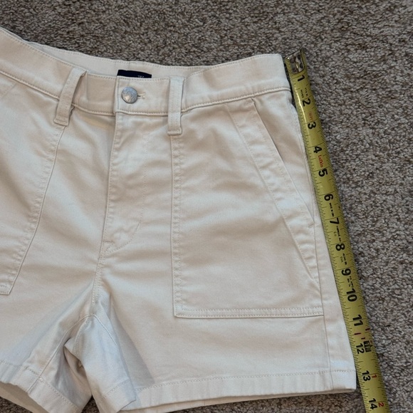J.Crew High-Rise Utility Chino Shorts Beige Cotton Twill Casual Classic 24 - Picture 7 of 11